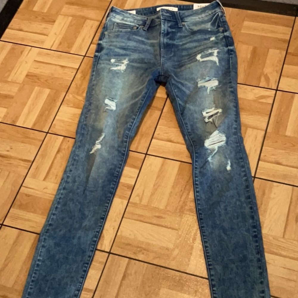NWT pac sun men’s distressed slim jeans, 30x32